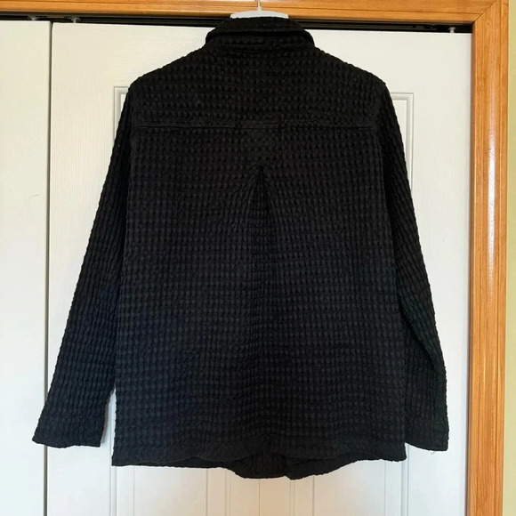 MOD O DOC Waffle knit texture Cardigan Sweater - Picture 2 of 6